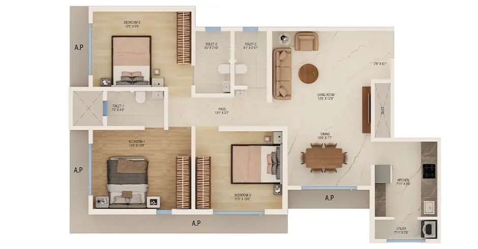 Nityanand Thane Ground Floor Plan